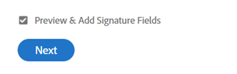 Preview and Add Signature Fields button